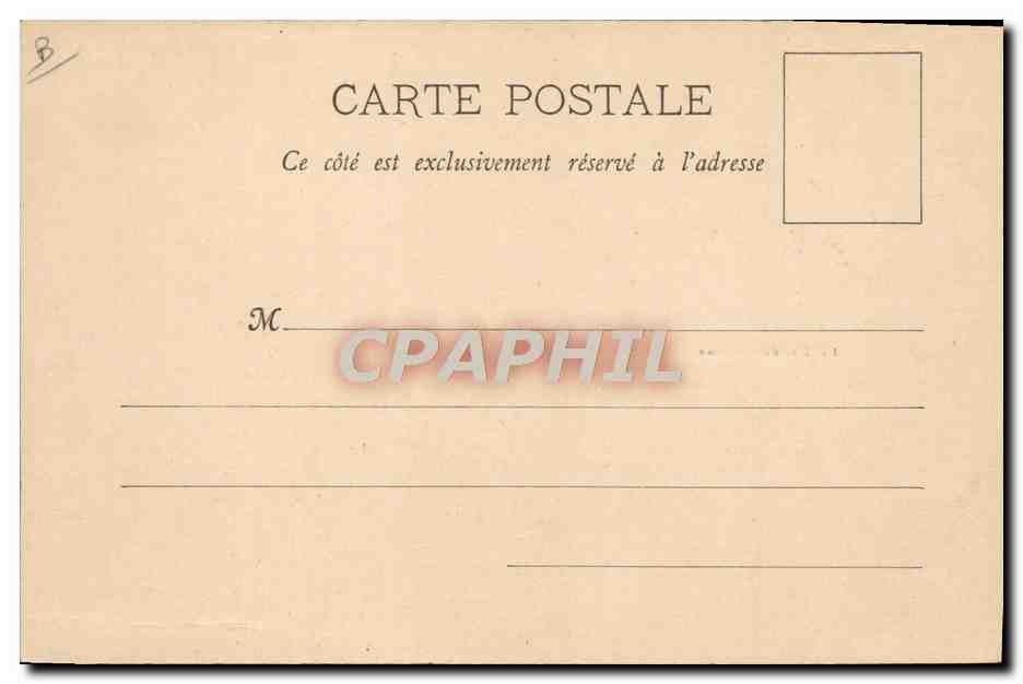 CPA Militaria Le generalissime L'inspecteur general — Rückseite