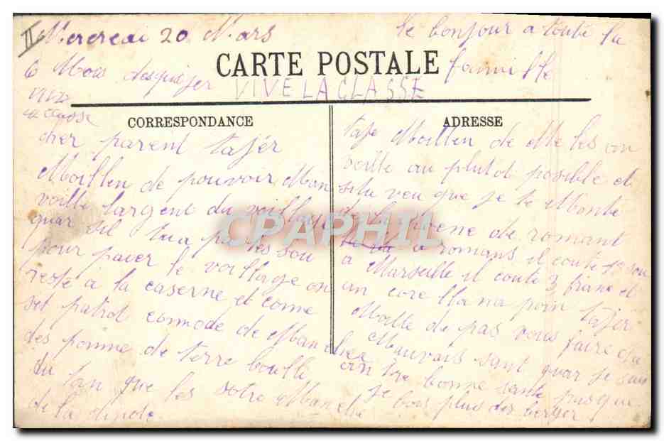 L'ARMÉE FRANÇAISE — Infanterie — A l'Assaut — LL — Verso