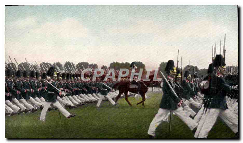 CPA Militaria Armee allemande Infanterie 