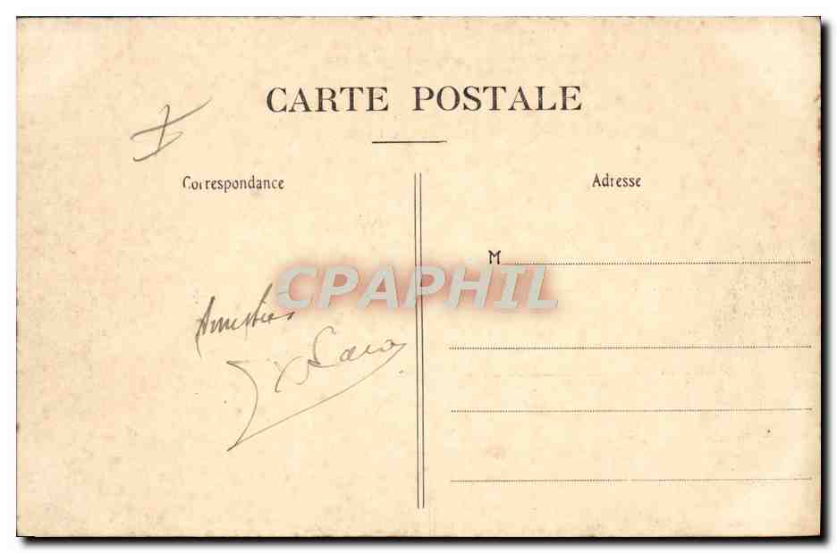 CPA Militaria Camp de Chalons Vue des tentes — Rückseite