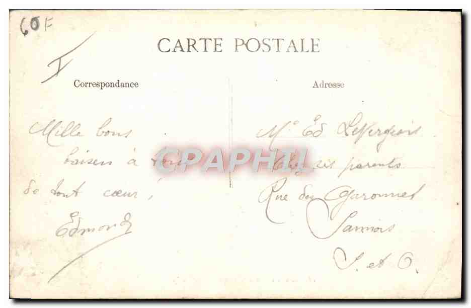 CPA Militaria La vie au camp La soupe  — Rückseite