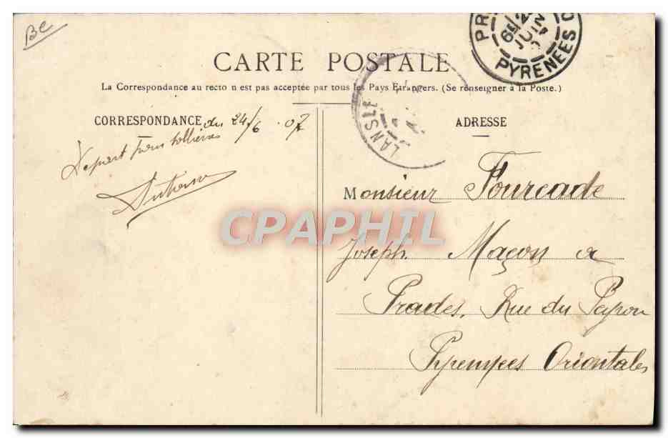 CPA Folklore Costumes de Savoie St Colomban des Villards  — Verso