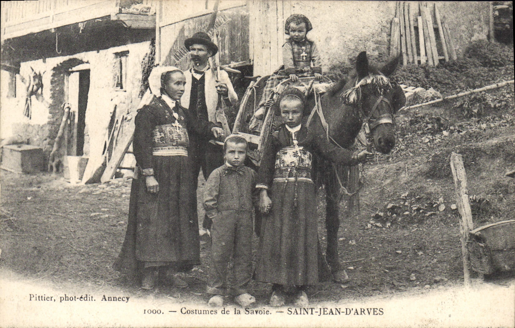 Costumes de la Savoie — Saint-Jean-d'Arves — Pittier, phot-édit. Annecy