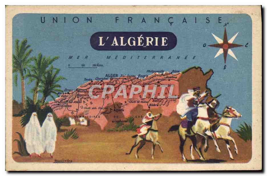 Argelia — Unión Francesa — editor Lion Noir