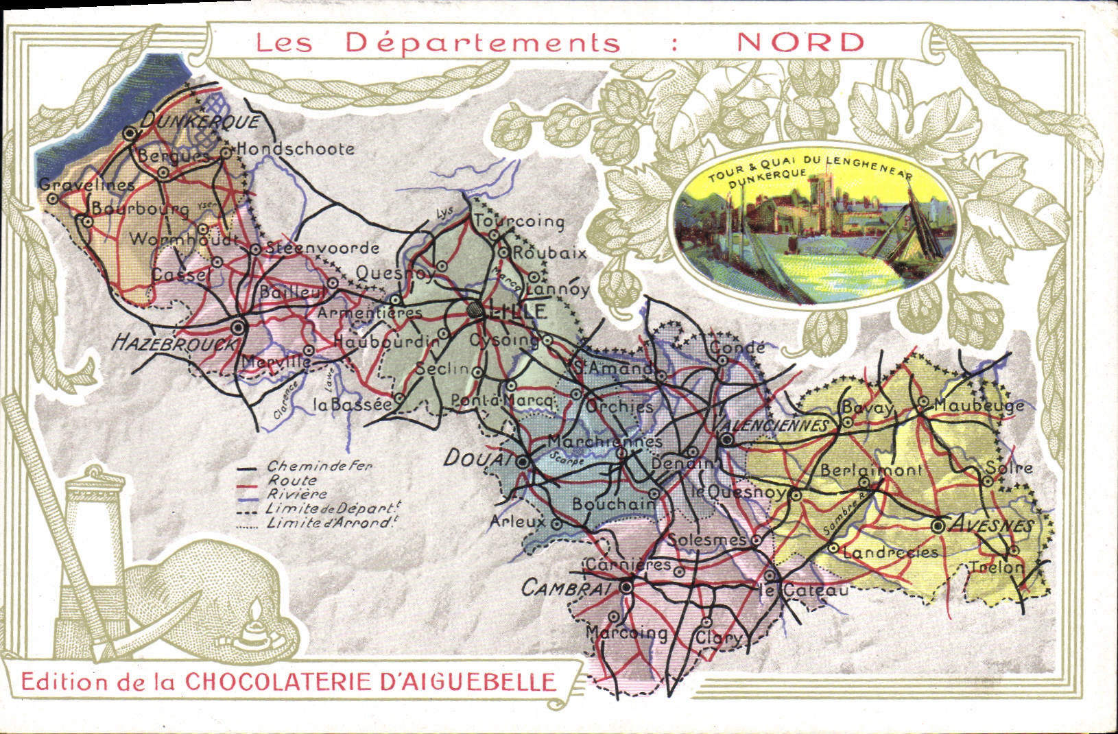 Les Départements : NORD — Édition de la Chocolaterie d'Aiguebelle