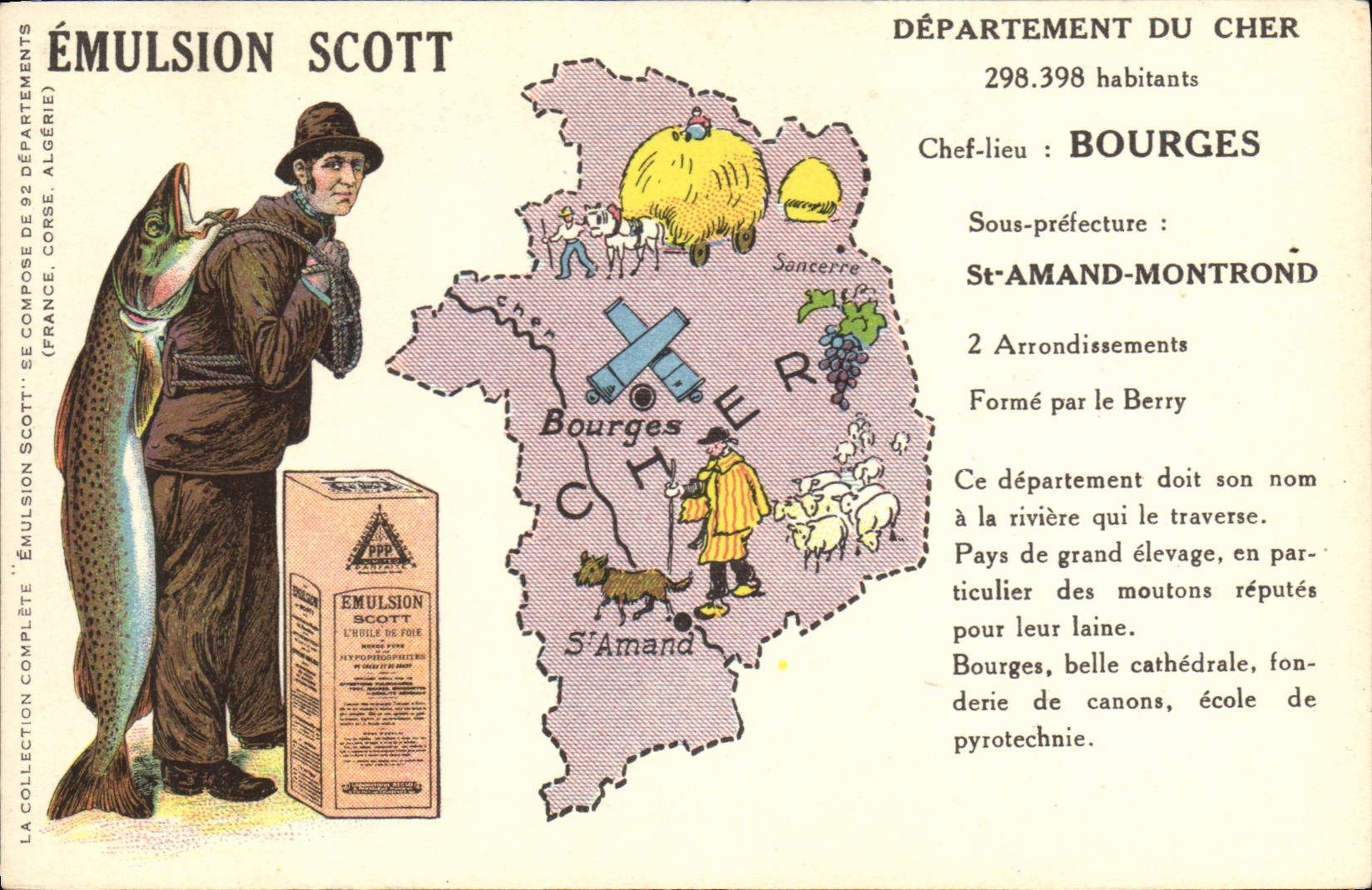 Département du Cher — Bourges — Émulsion Scott
