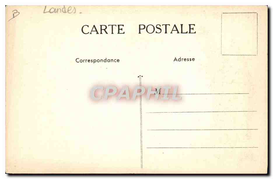 Département des Landes — Émulsion Scott — Éditeur non visible — Verso