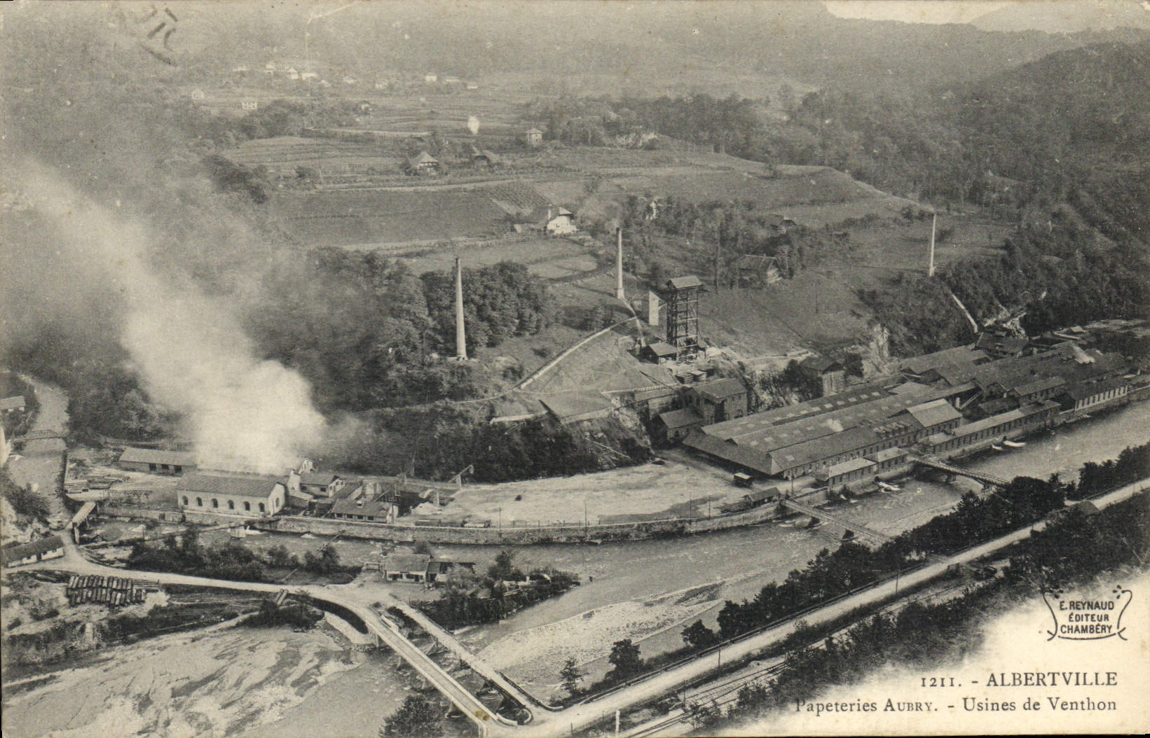 Usines de Venthon - Albertville — Papeteries Aubry — E. Reynaud, Éditeur, Chambéry