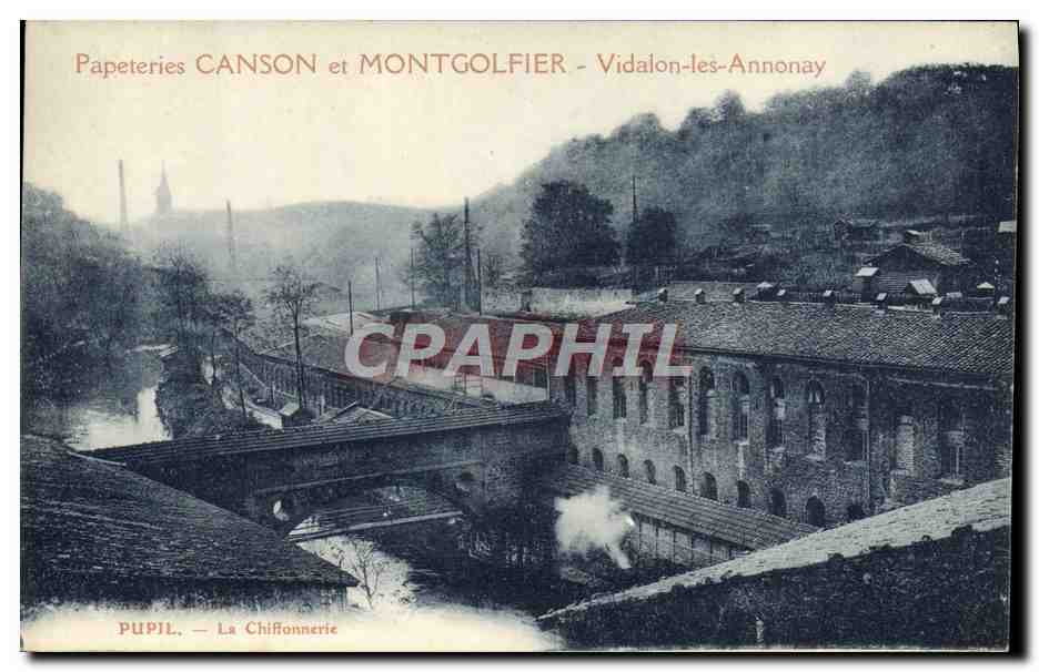 Vidalon-les-Annonay — La Chiffonnerie — Papeteries Canson et Montgolfier