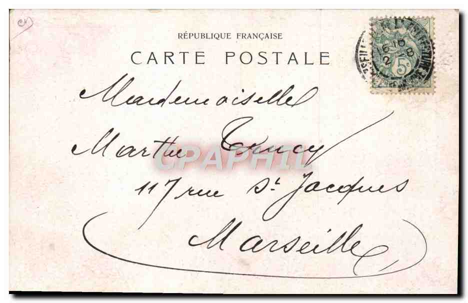 Empire d'Occident — Charlemagne fondateur des Écoles — Série Douze Cartes, N° 7 — éditée par L'OLIVER, Paris — Verso