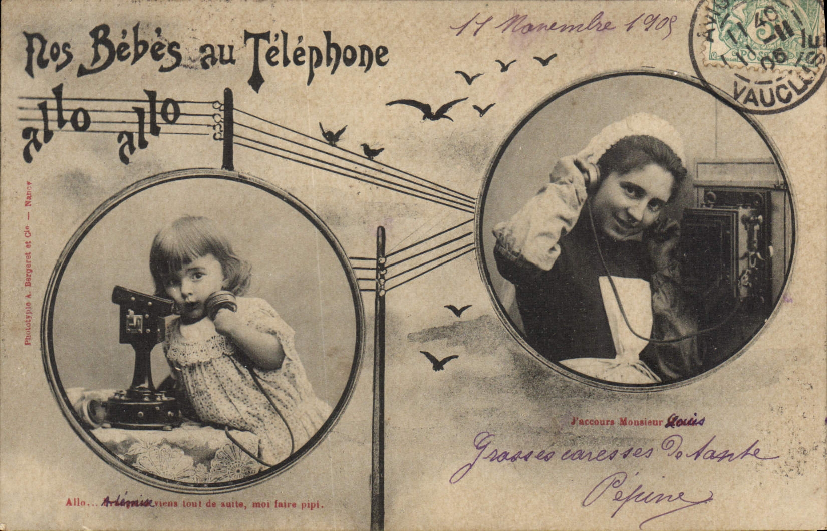 Nos Bébés au Téléphone — Philadelphia A. Barguet et Cie — Nîmes