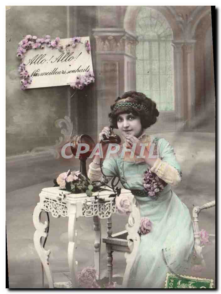 CPA Telephone Femme
