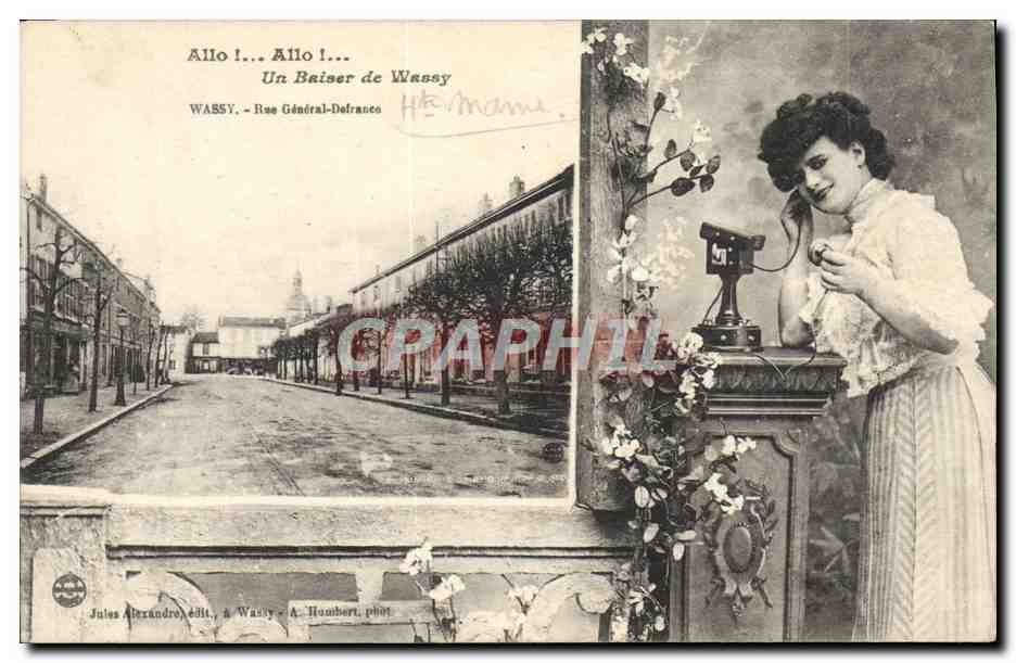 Wassay - Rue Général-Delfrance — Un Baiser de Wassay — Jules Alexandre, edito a Wassy