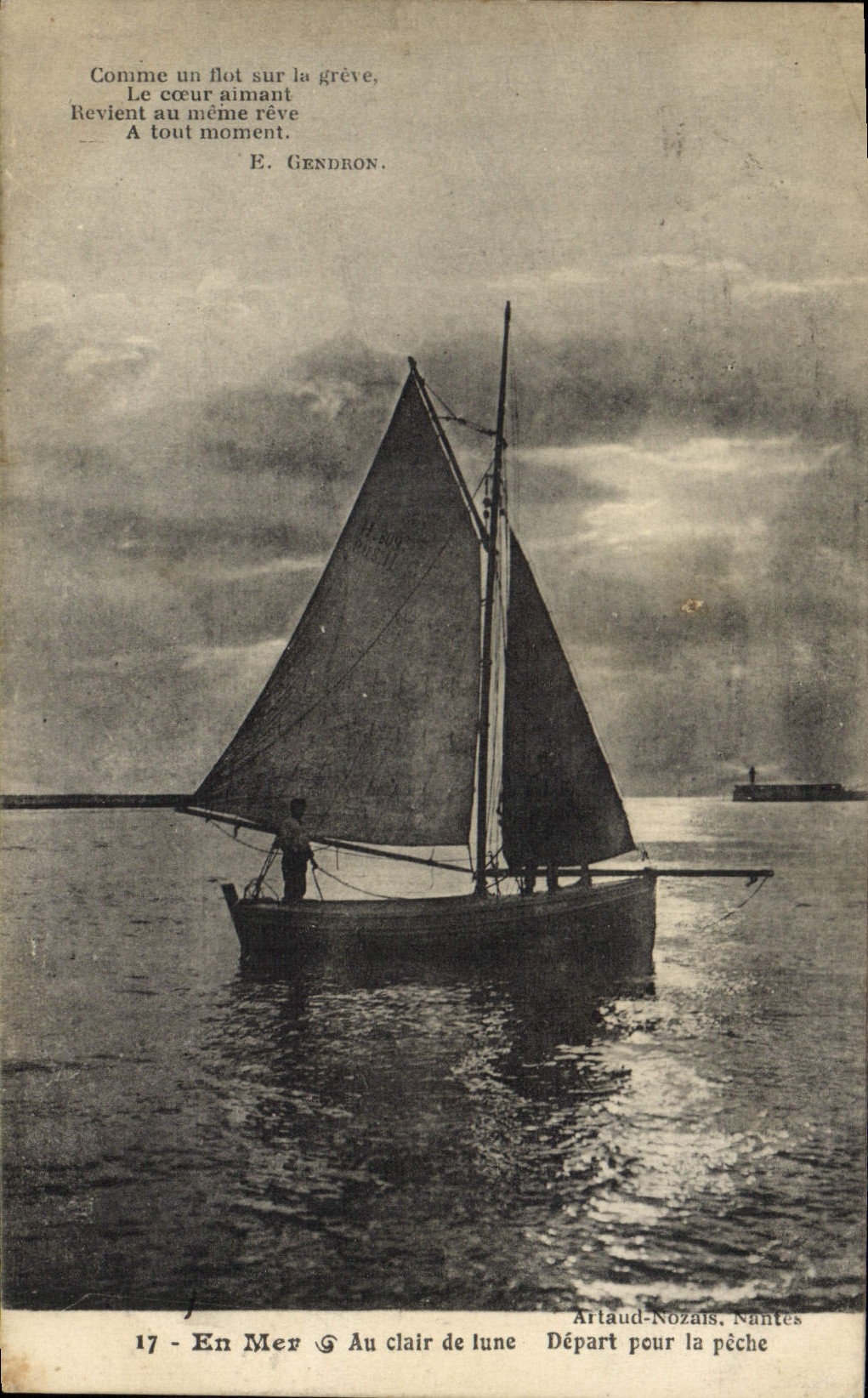 Départ pour la pêche — Artaud-Nozais, Nantes — série 17