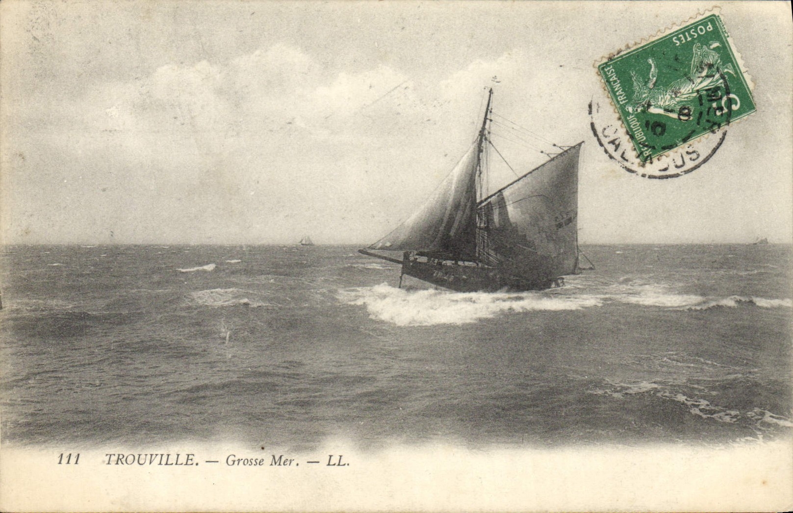 Trouville — Grosse Mer — LL. — Éditeur LL, n° 111