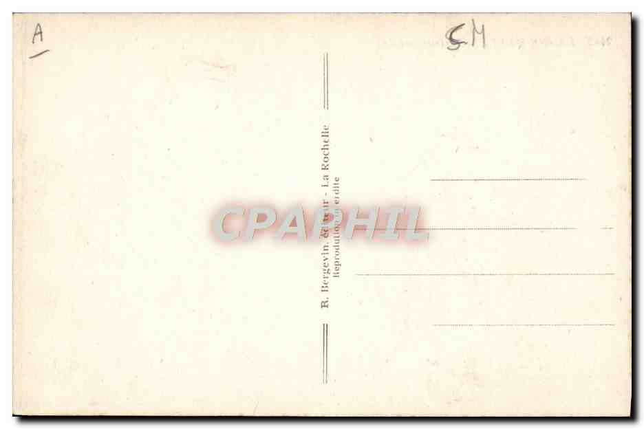 La Rochelle - Bateau pilote - R. Bergevin & Cie — Verso