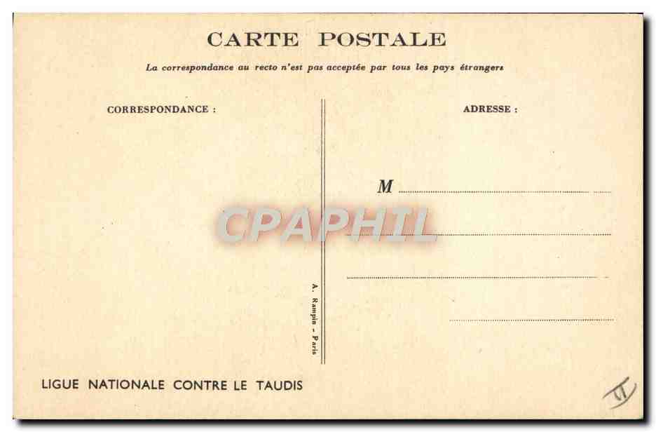 CPA Illustrateur Poulbot  — Verso