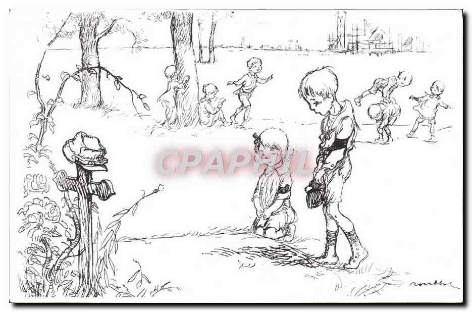 CPA Illustrateur Poulbot 