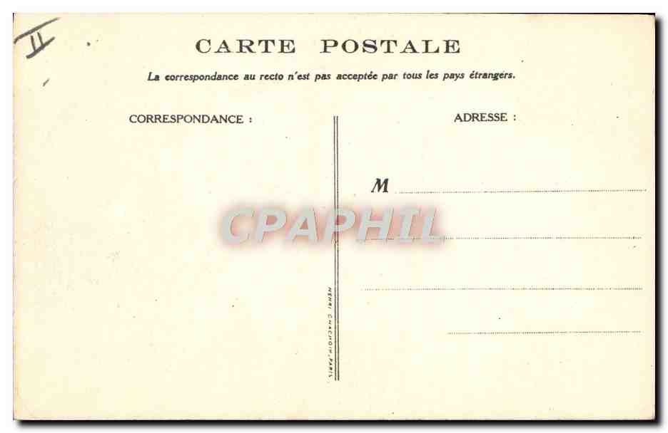 CPA Illustrateur Poulbot Victor Hugo Les Miserables Gavroche Elephant  — Rückseite