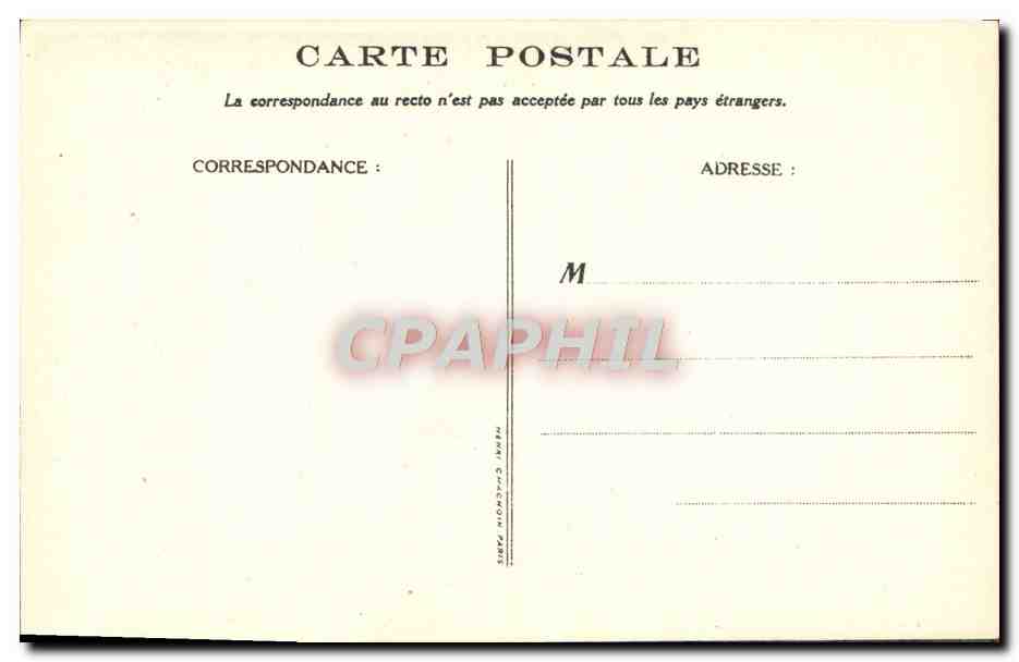 CPA Illustrateur Poulbot Victor Hugo La legende des siecles Le Crapaud Grenouille — Rückseite