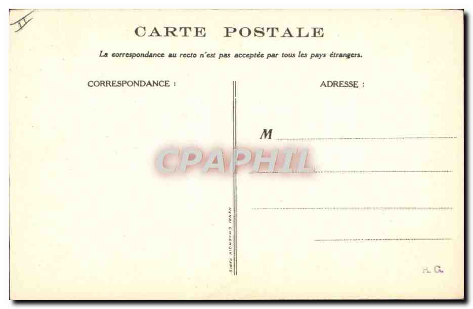 CPA Illustrateur Poulbot Victor Hugo Les Miserables Cygne  — Verso