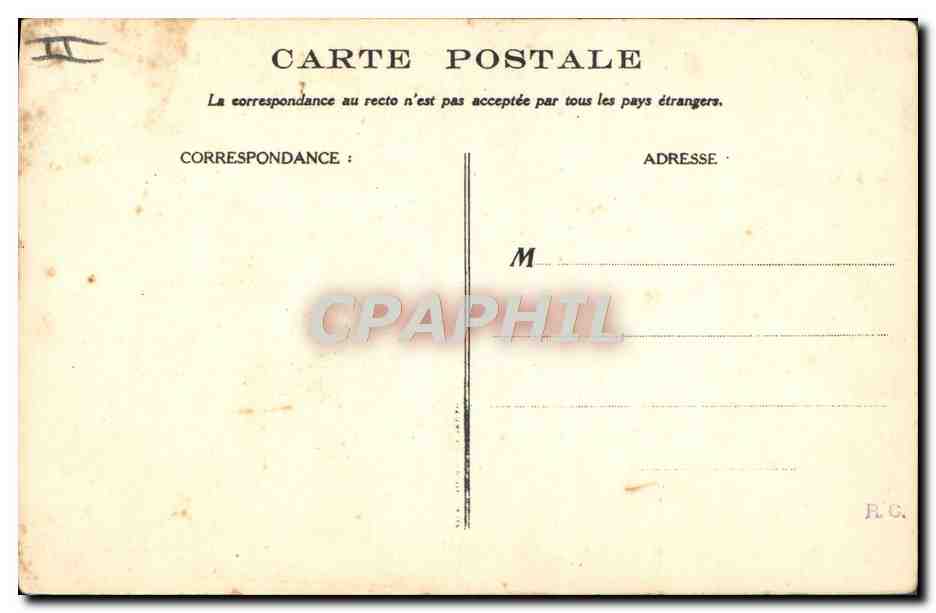CPA Illustrateur Poulbot Victor Hugo Les Miserables Gavroche Elephant — Verso