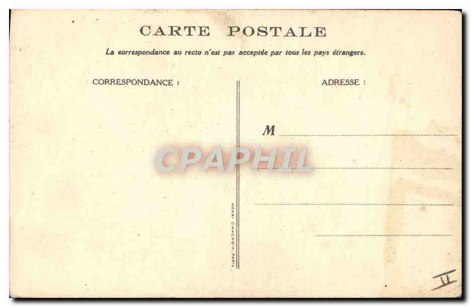 CPA Illustrateur Poulbot Victor Hugo La legende des siecles Le Crapaud Grenouille — Rückseite
