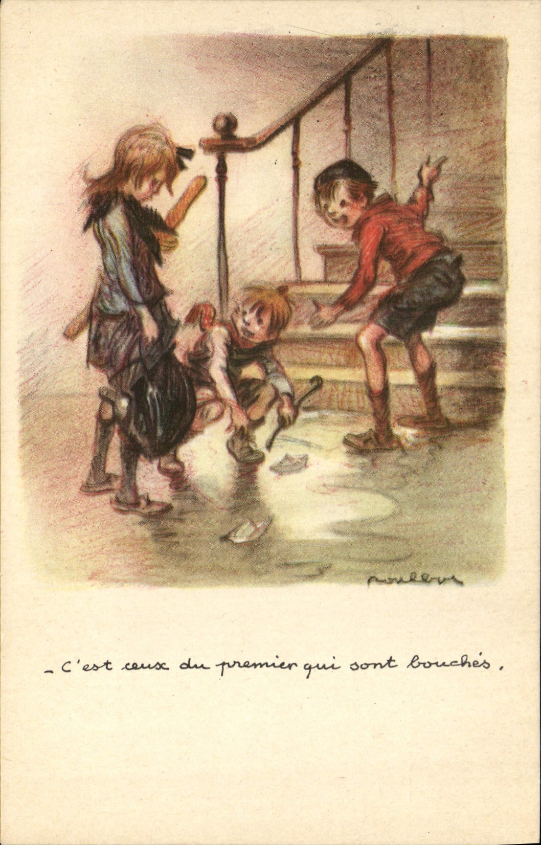 CPA Illustrateur Poulbot 