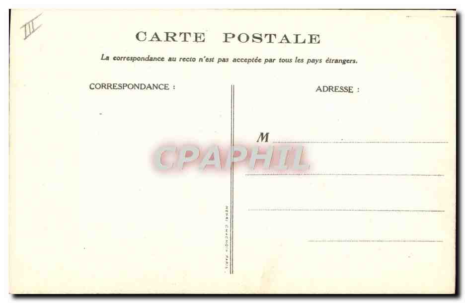 CPA Illustrateur Poulbot Victor Hugo Les Miserables Cygne  — Verso