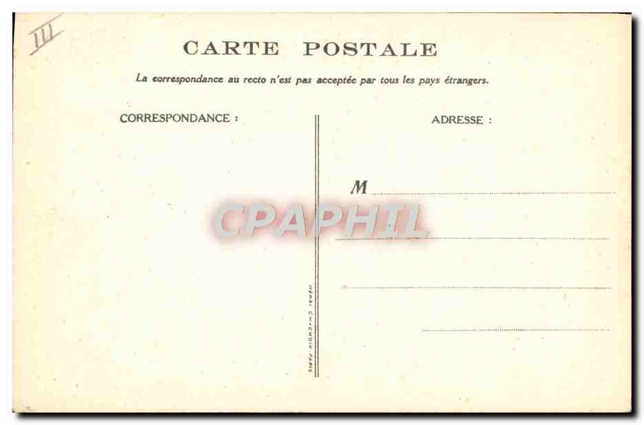 CPA Illustrateur Poulbot Victor Hugo Les Miserables La petite fille toute seule  — Rückseite