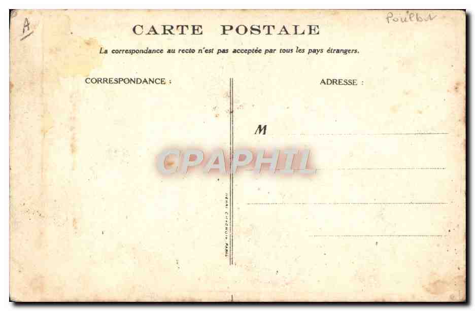 CPA Illustrateur Poulbot Victor Hugo Les Miserables Gavroche Elephant — Rückseite