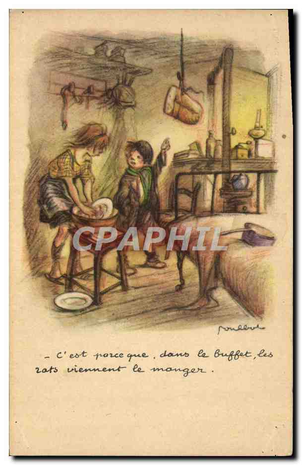CPA Illustrateur Poulbot 