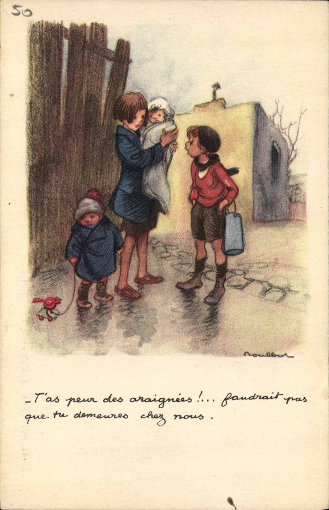 CPA Illustrateur Poulbot 
