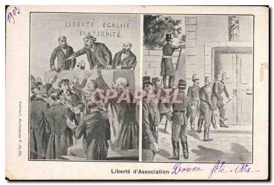 CPA Liberte d'association