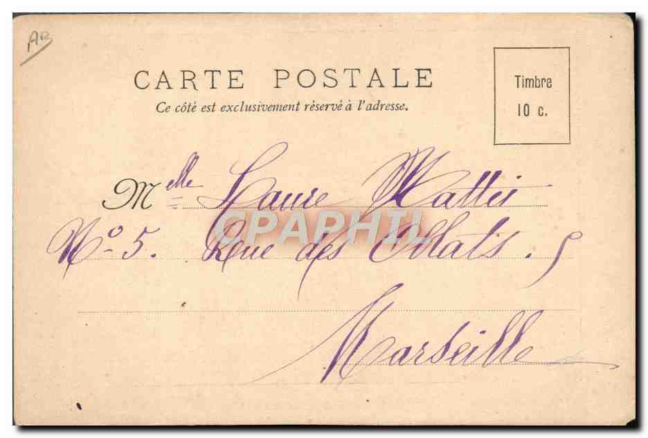 CPA Liberte d'association — Rückseite