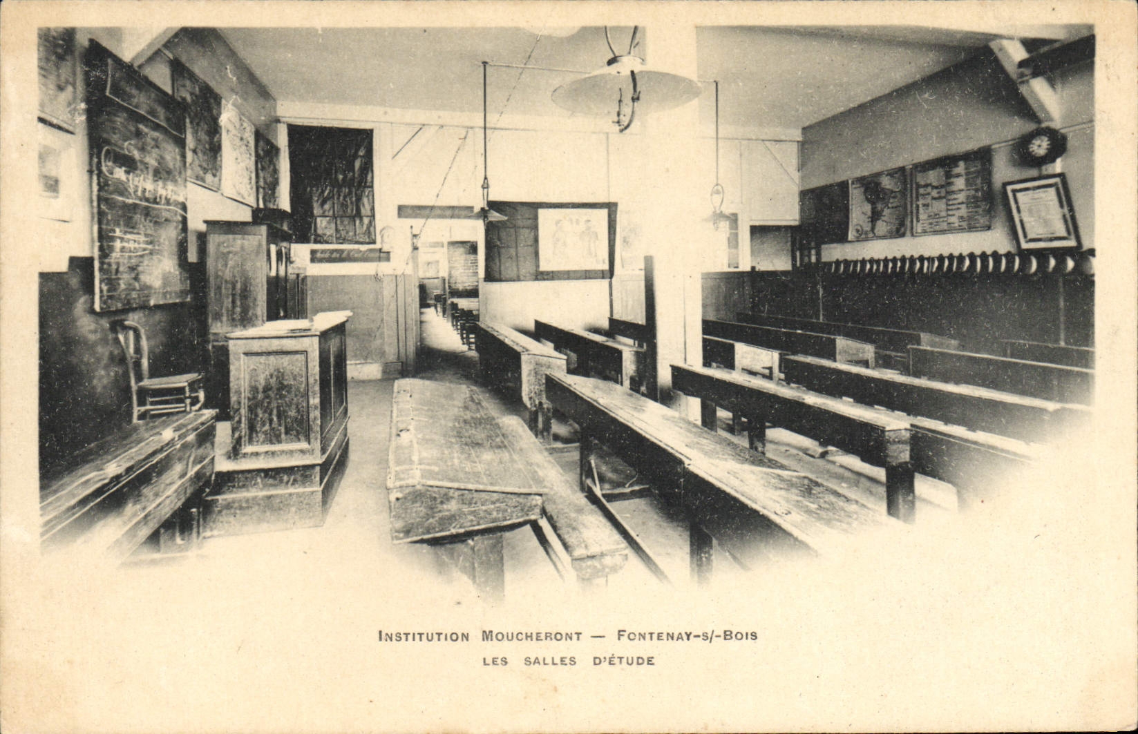 Institution Moucheront — Fontenay-s/Bois — Les salles d'étude