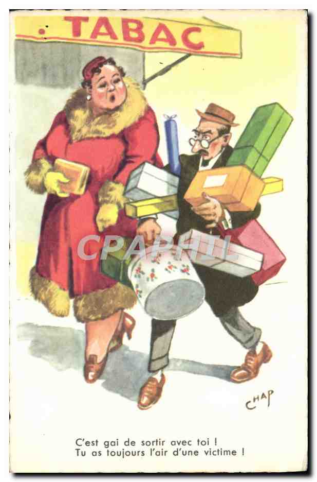 CPA Fantaisie Illustrateur Chap Tabac 