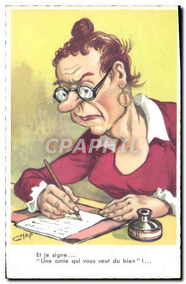 CPA Fantaisie Illustrateur Chap