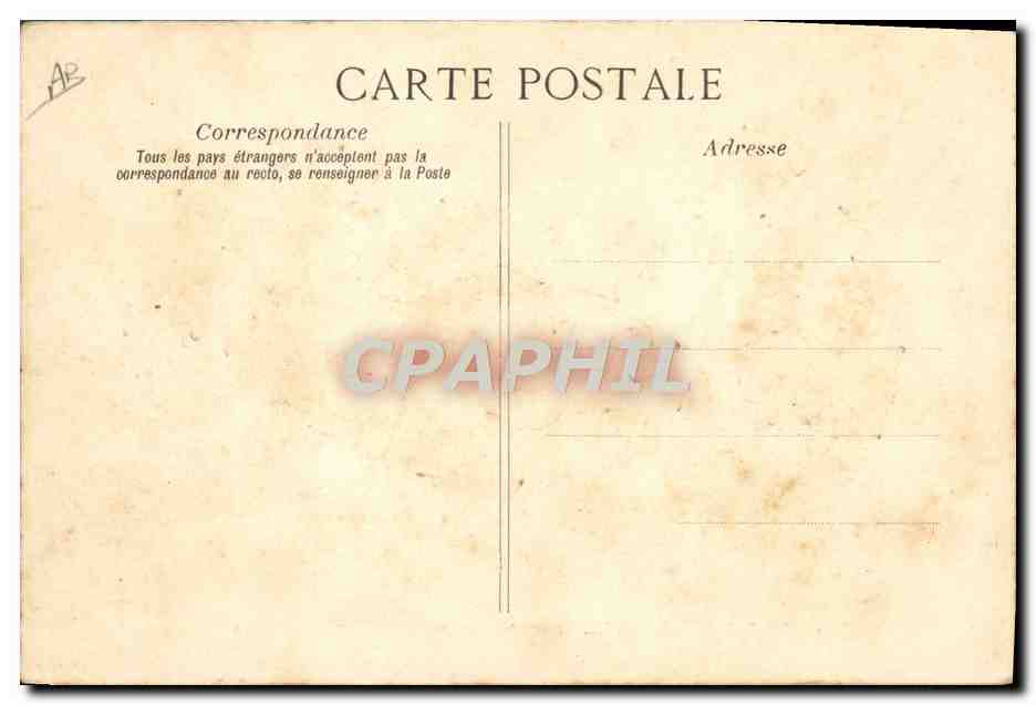 CPA Fantaisie Illustrateur Afrique du Nord 1er Avril Poisson — Rückseite