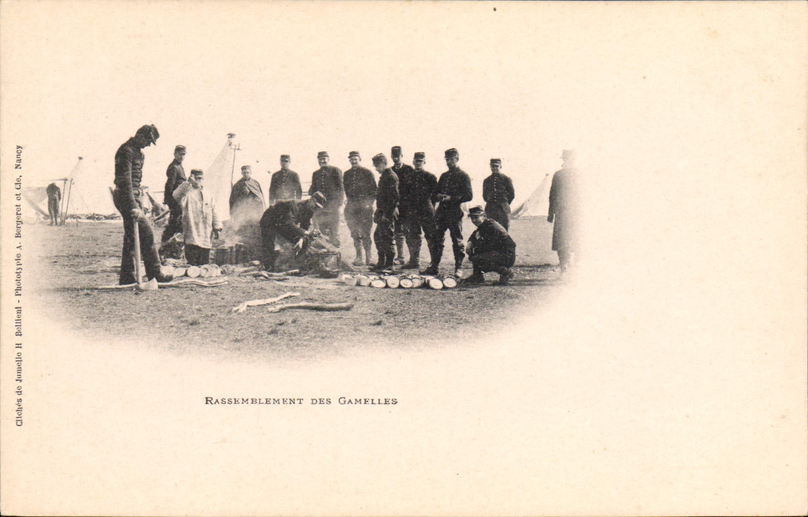 Rassemblement des Gamelles — Clichés de Jumelle H. Bellieul - Phototype A. Bergeret et Cie, Nancy