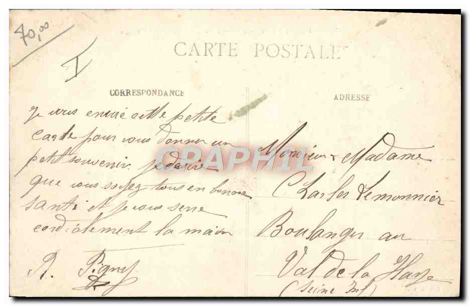 St-Mihiel - 14 Juillet 1913 - Défilé du 25e Bataillon de Chasseurs — Reverso