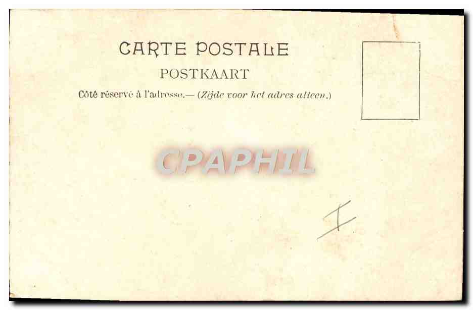 CPA Militaria 4eme regiment d'artillerie — Rückseite