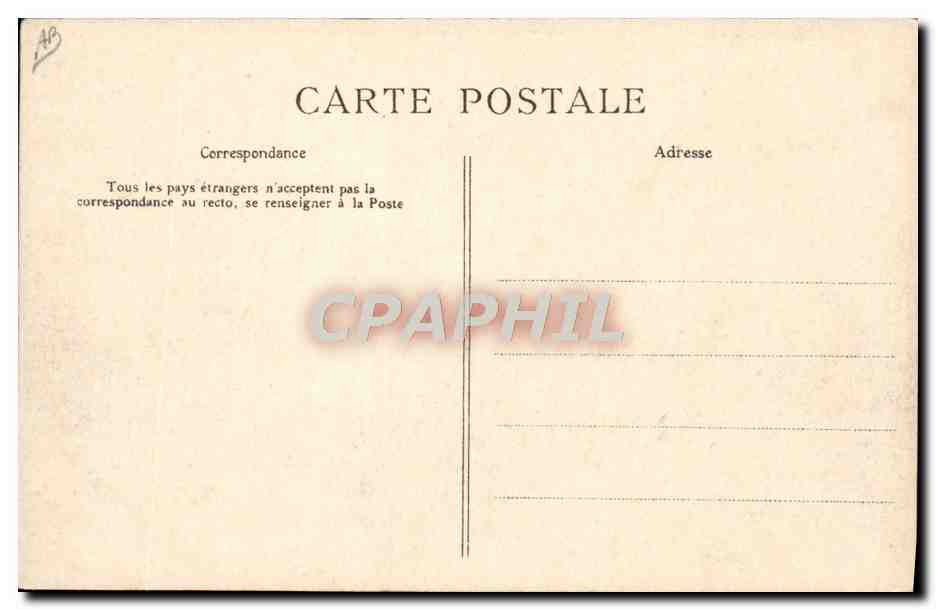 CPA Militaria Grandes manoeuvres du Nord Ouest Un instant de repos — Rückseite
