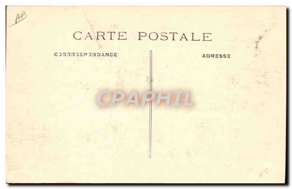 CPA Militaria Camp de Carpiagne Les tentes — Rückseite