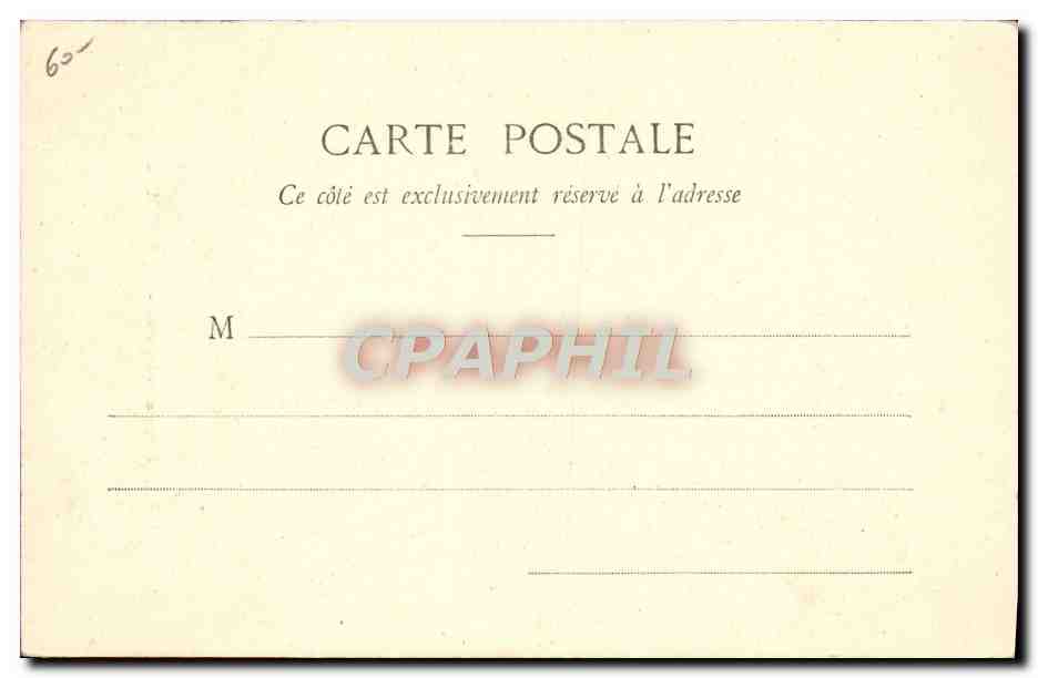 CPA Folklore Savoie Lanslebourg — Verso