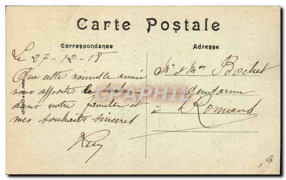 CPA Folklore Savoie Vallee de Bessans Ane Mule  — Verso
