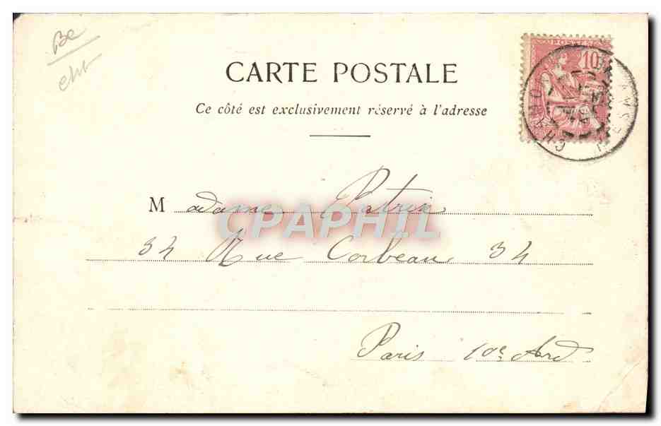 CPA Folklore Savoie Groupes de Tarines  — Verso
