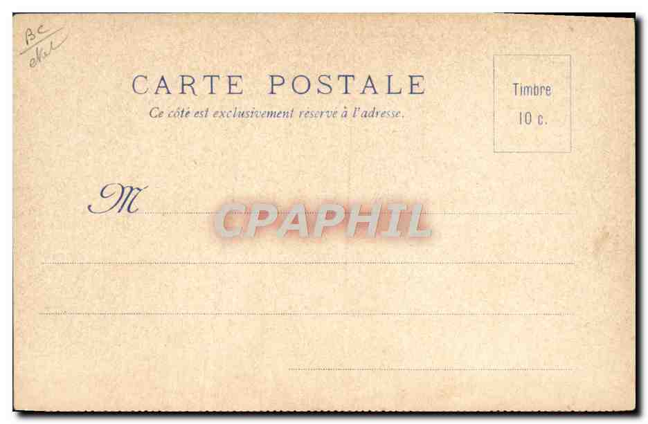 CPA Folklore Savoie Maurienne Cognac Otard Dupuy — Verso
