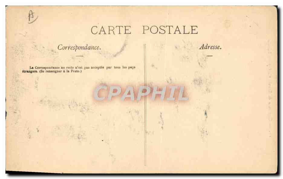 CPA Folklore Savoie Gresy sur Isere  — Verso