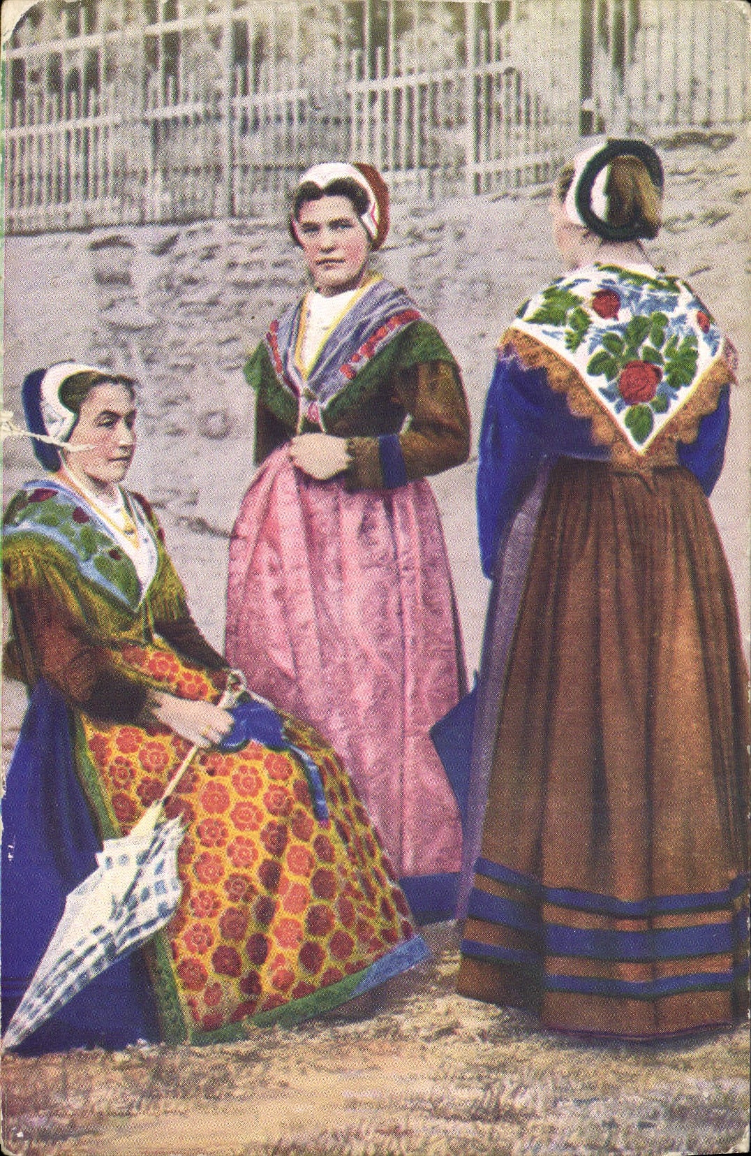 CPA Folklore Savoie Tarentaise 